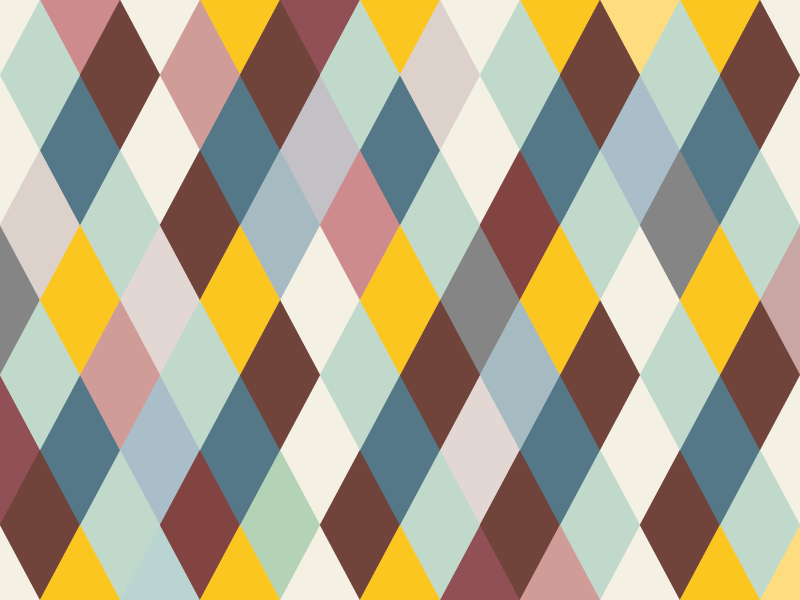 Geometrikus pasztell tarka gyémánt szőnyegek - TenStickers