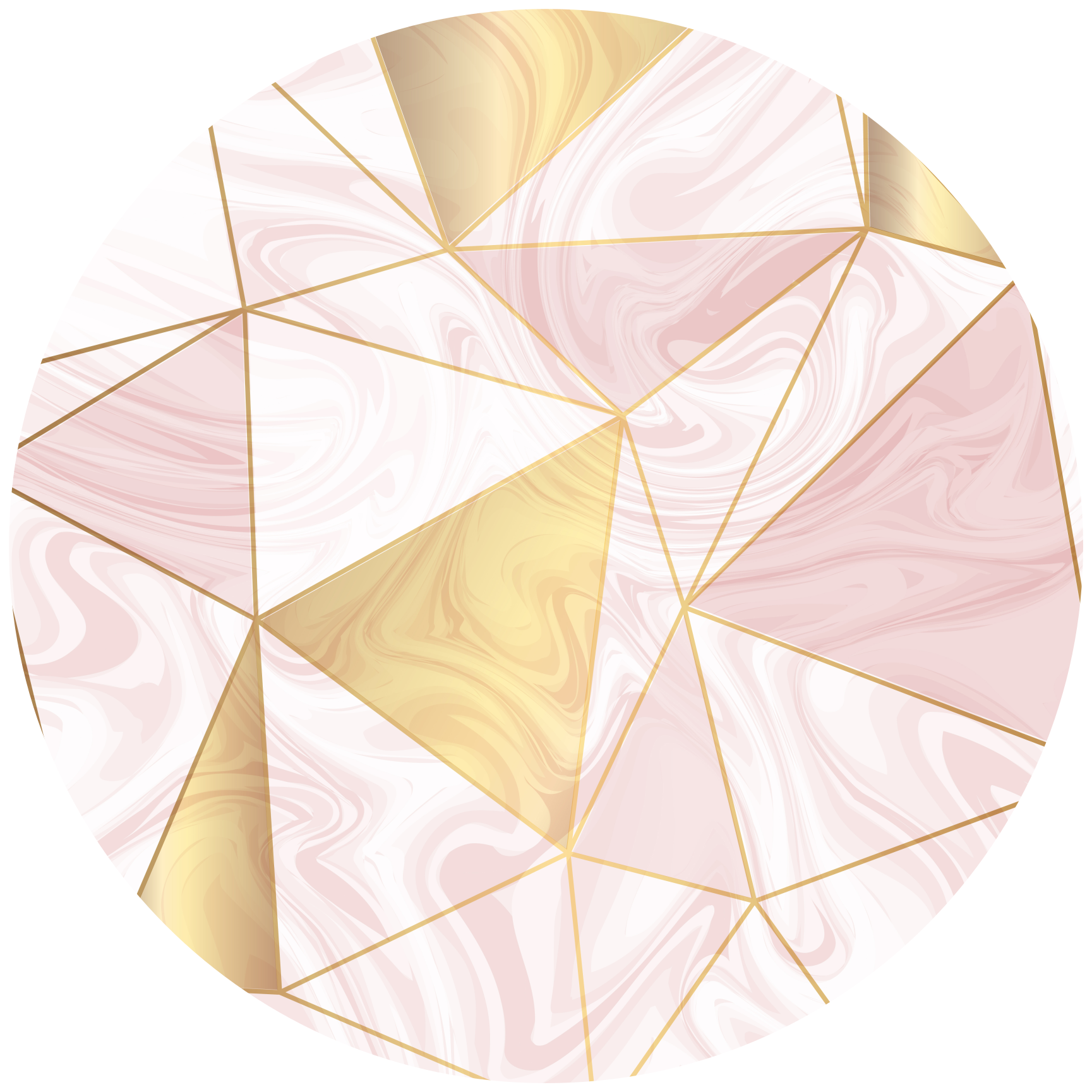 Geometrikus pasztell mozaik vinil szőnyeg geometriai - TenStickers