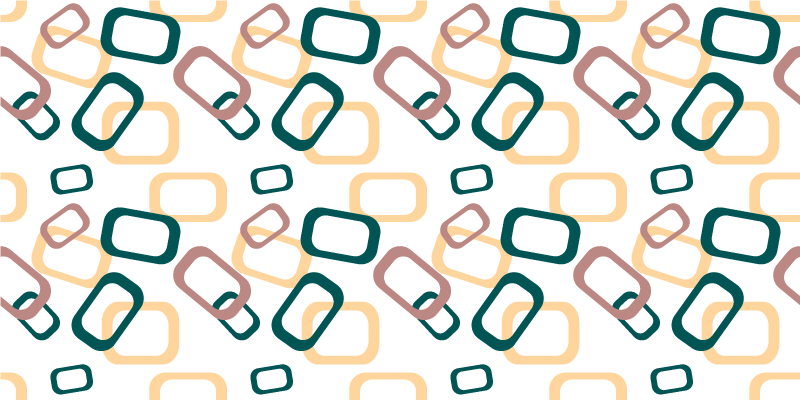 Absztrakt szabálytalan formák modern szőnyeg - TenStickers