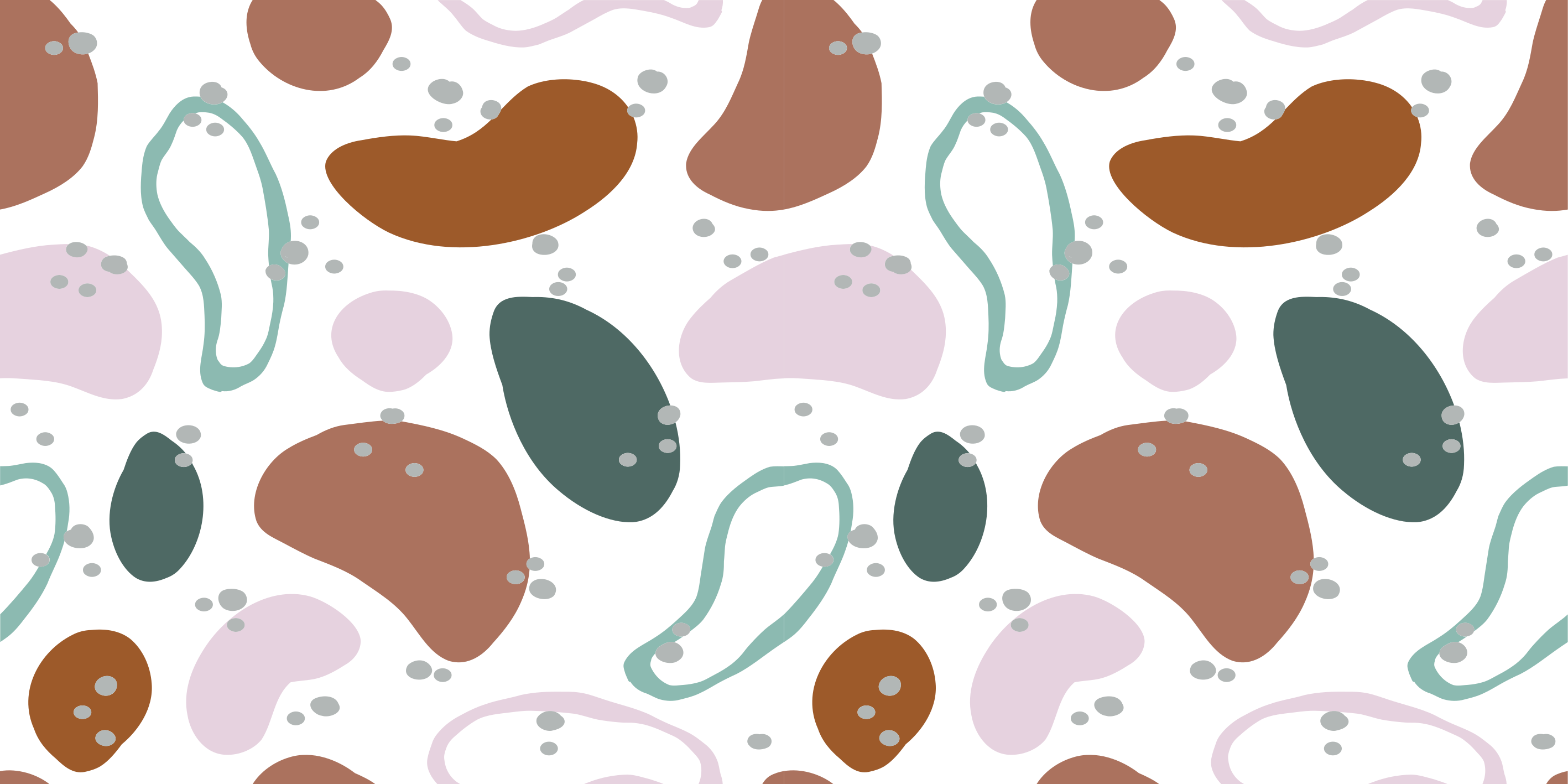 Szabálytalan absztrakt alakú minta minimális szőnyeg - TenStickers