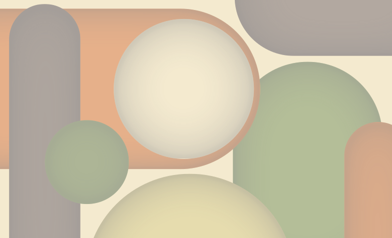 Modern vinil szőnyeg kortárs körmintákkal - TenStickers