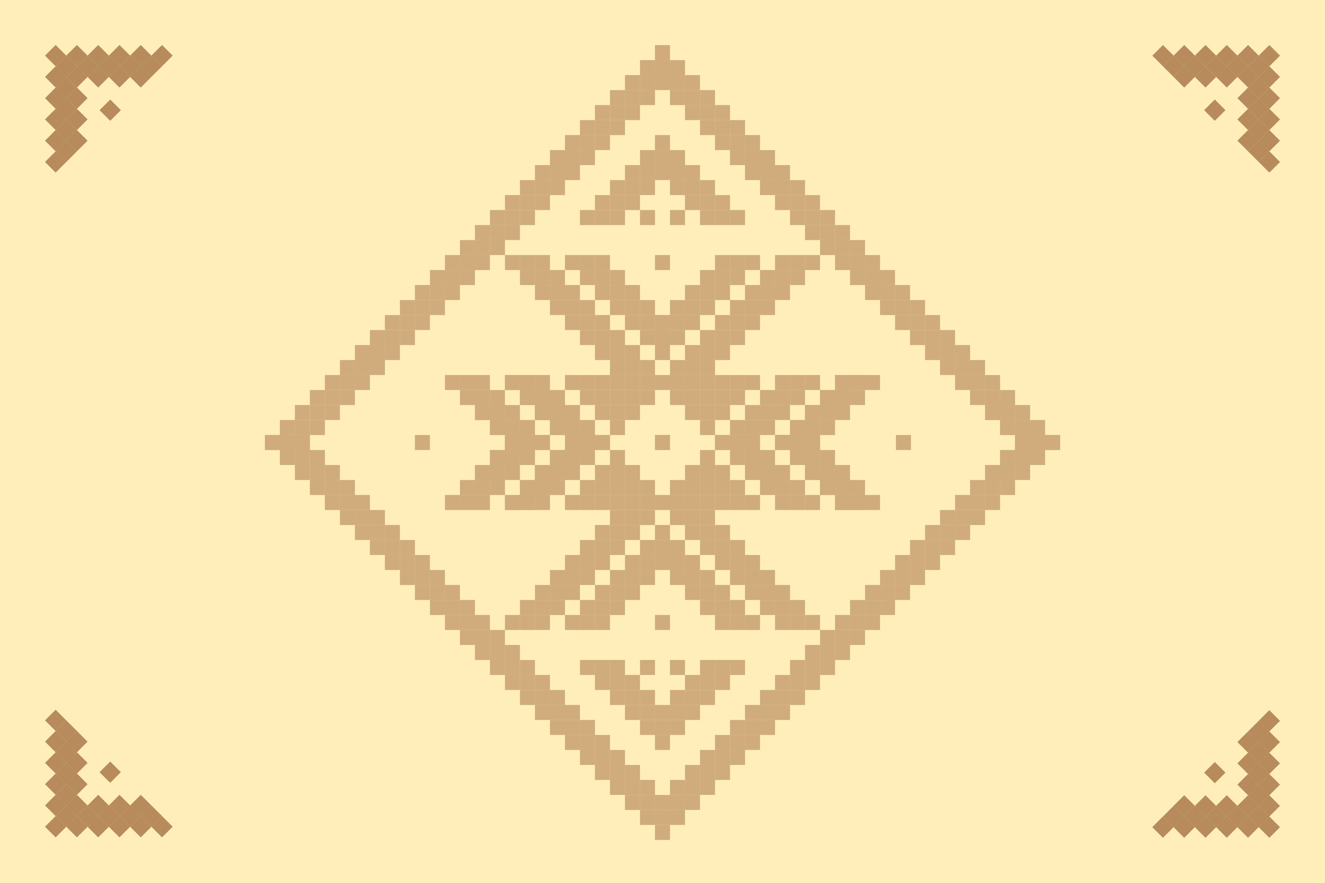 Elegáns geometrikus kontraszt Vinil szőnyeg nappali - TenStickers