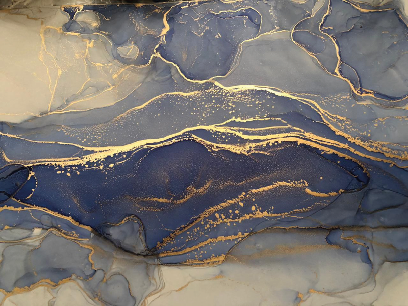 vinil szőnyeg kőhatás sötétkék szikla - TenStickers