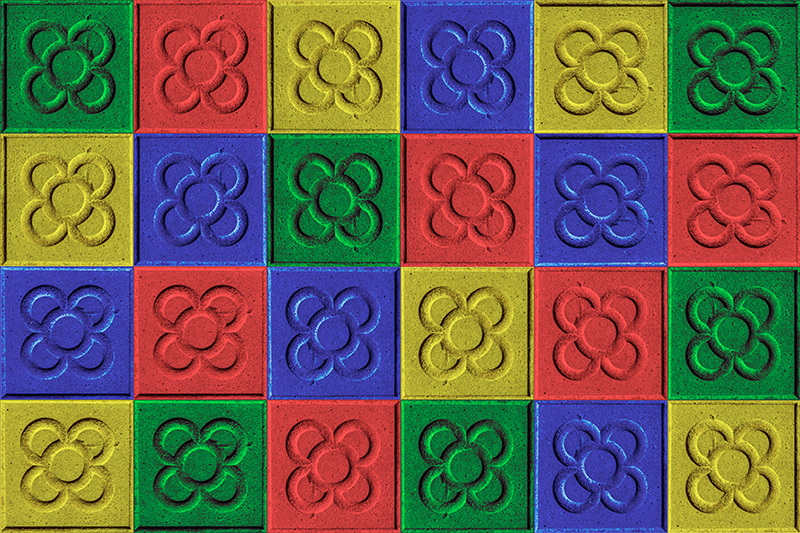 Vinil szőnyeg nappali pop art panot csempe - TenStickers