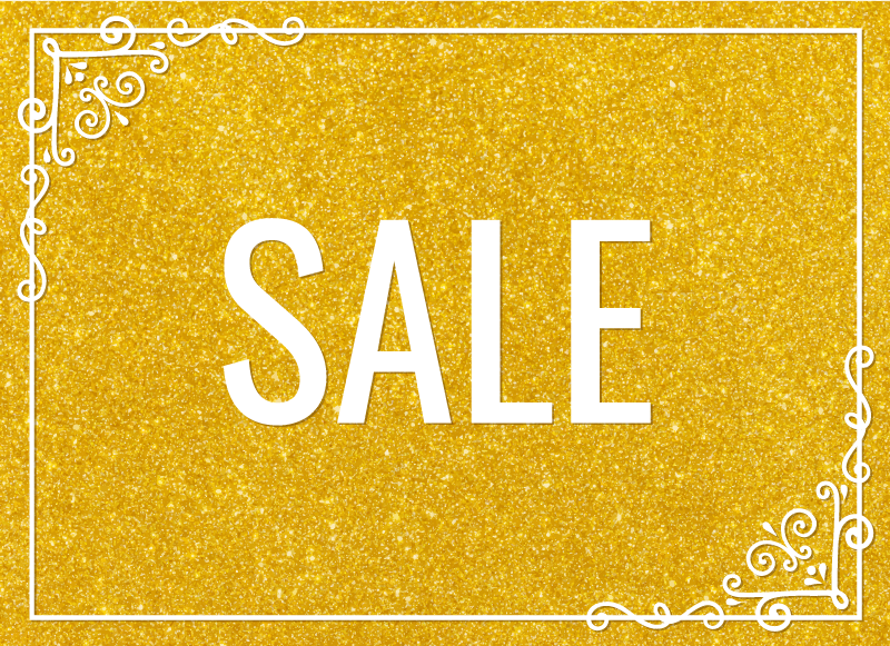 Vinil szőnyeg téglalap eladó arany csillogó textúra - TenStickers