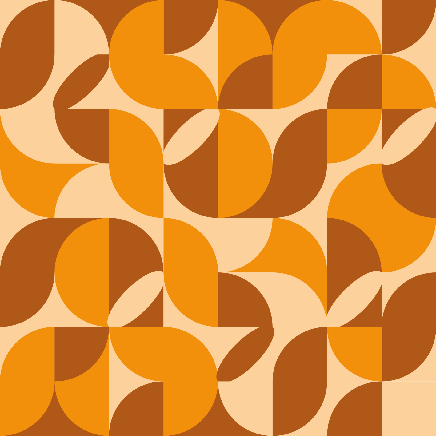 Vinil szőnyeg nappali retro - TenStickers