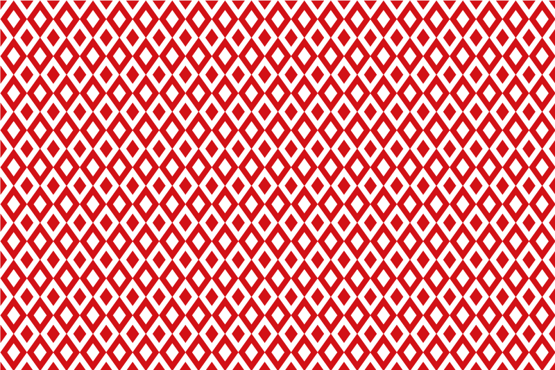 Gyémánt motívum Vinil szőnyeg piros - TenStickers