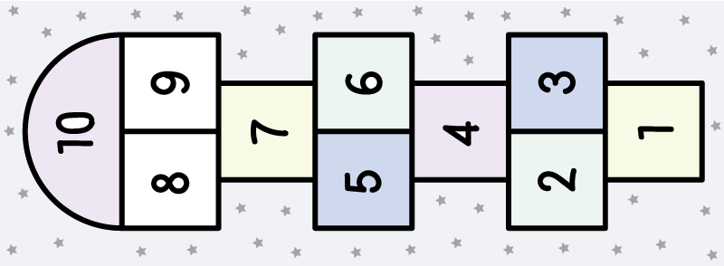 Komlójáték vinil szőnyeg Játékok - TenStickers