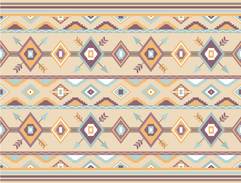 Etnikai berber Vinil szőnyeg bézs - TenStickers