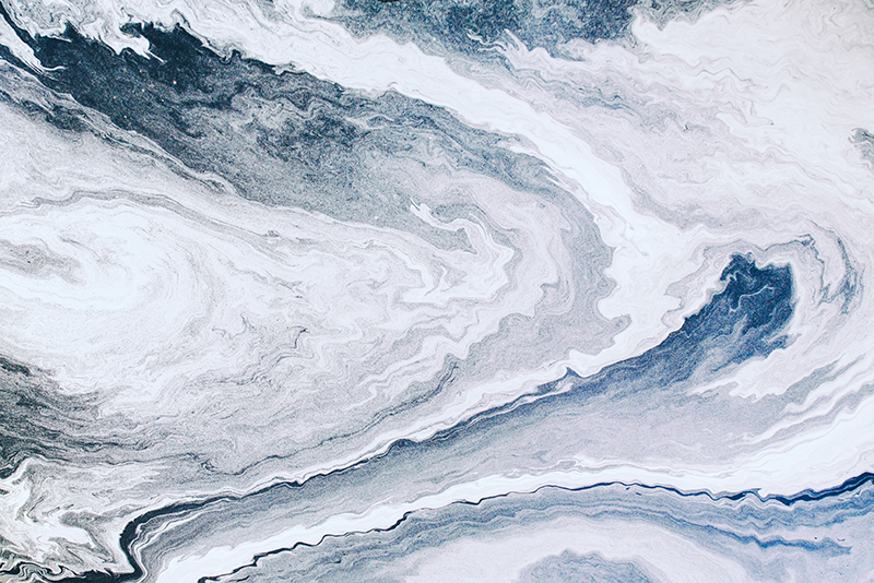 Minimalista kék és szürke Márvány vinil szőnyeg - TenStickers