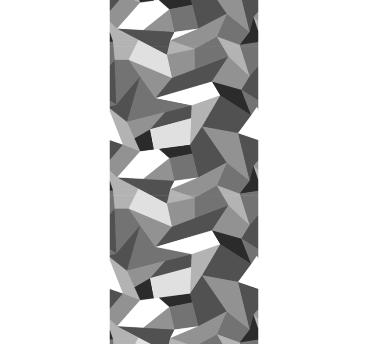 Szürke szabálytalan formák Tapéta Geometriai - TenStickers