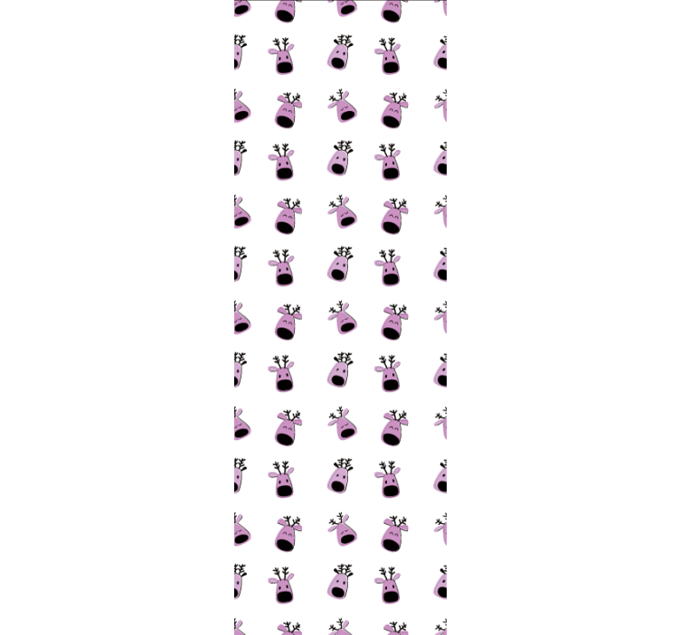 Boldog rénszarvasarcok Allati tapéta - TenStickers