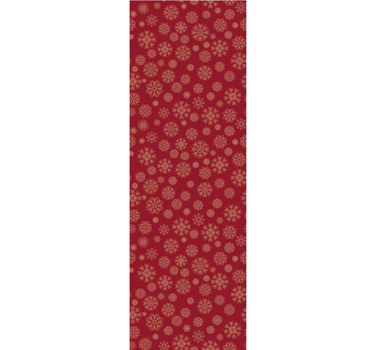 Fagyos virágmintás Tapéta Karácsony - TenStickers