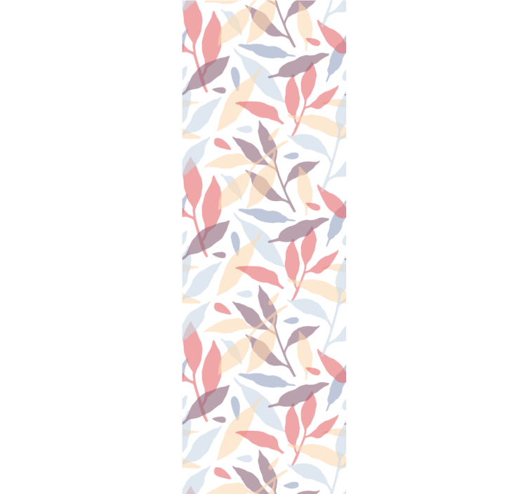 áttetsző lombozat minta Tapéta levelek - TenStickers