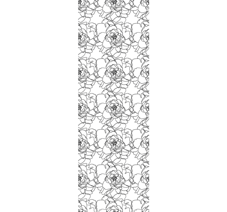 Elegáns virágzás Tapéta Virágdíszes - TenStickers