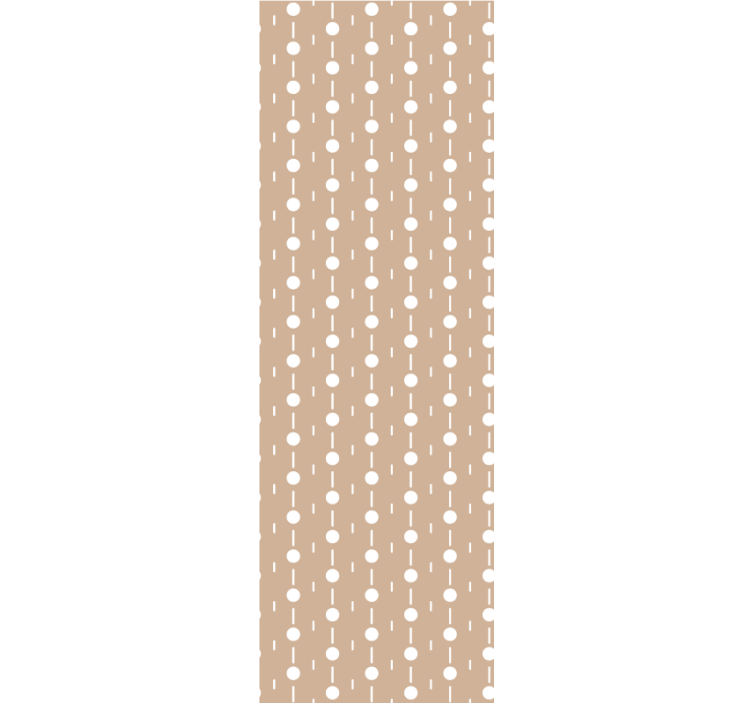 Kör alakú fehér pöttyök Tapéta Pöttyös - TenStickers