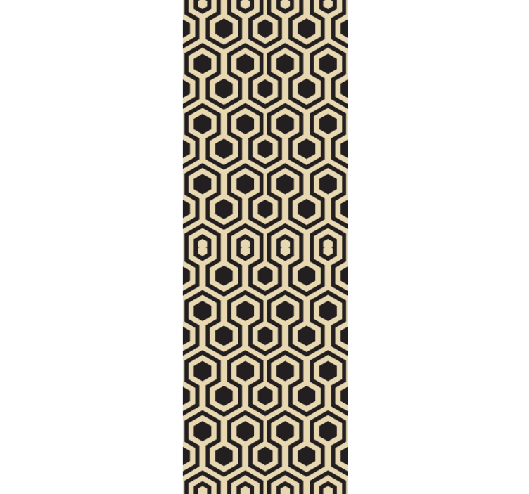 Tapéta geometriai méhsejt hatszög minta - TenStickers