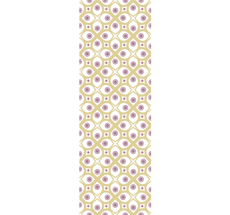 Retro szem minta Geometrikus tapéta - TenStickers