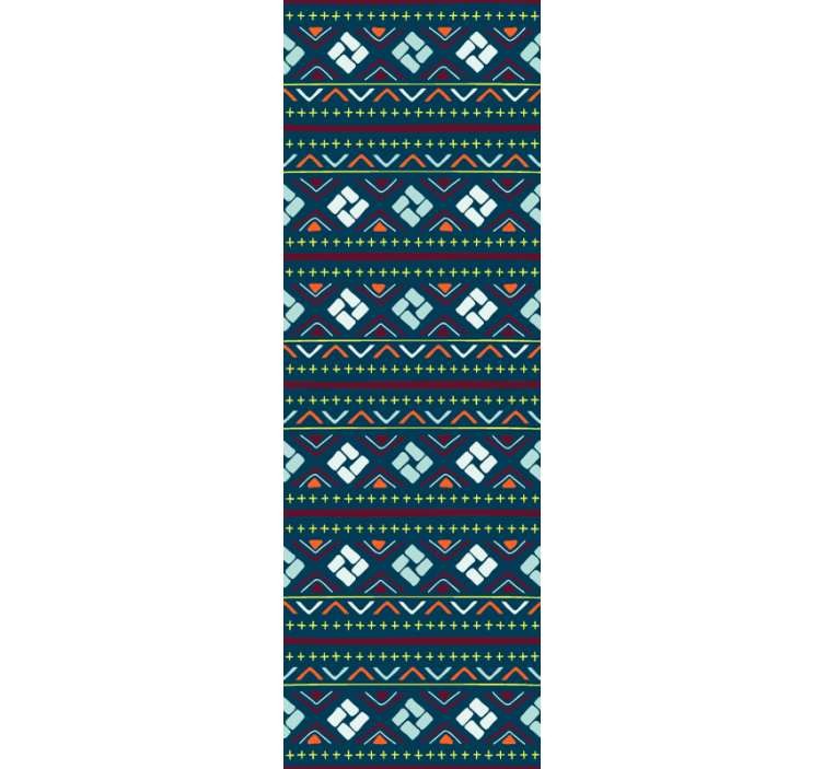 Geometriai színblokkok tapéta - TenStickers