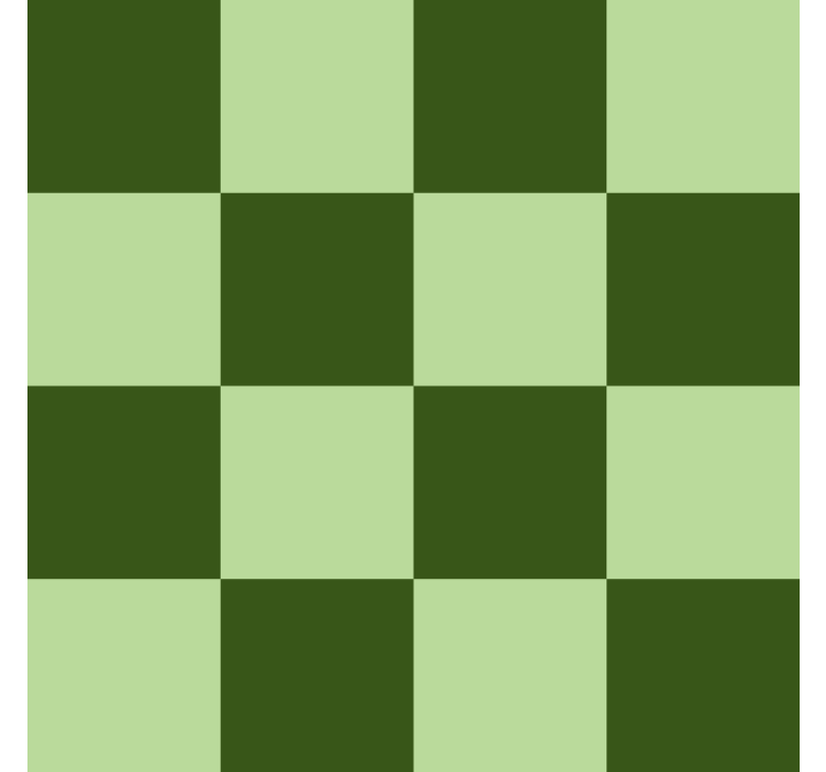 Sötét és világoszöld motívum Tapéta csempék - TenStickers