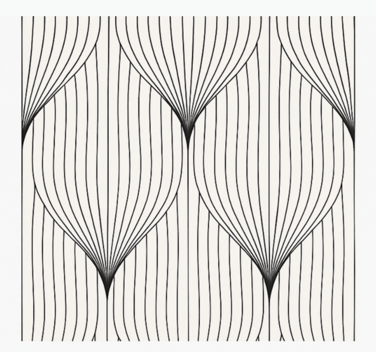 Szimmetrikus deco toll Fő tapéta - TenStickers