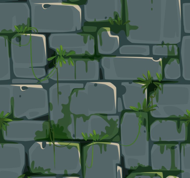 Kőfal texturált tapéta - TenStickers