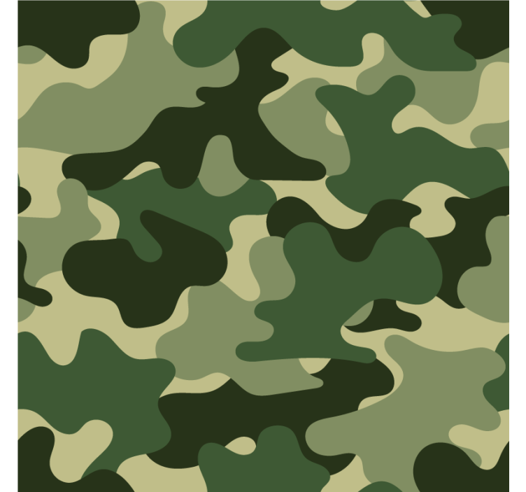 Camo minta tapéta természet - TenStickers