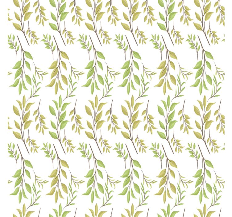 Bőséges zöld motív tapéta természet - TenStickers