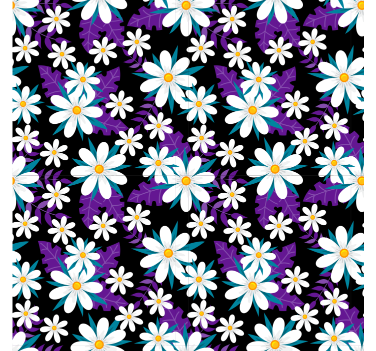 Természetes tapéta színes virágkiállítás - TenStickers