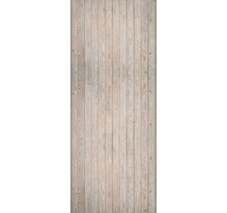 Világosbarna vízszintes deszkák tapéta díszítő - TenStickers