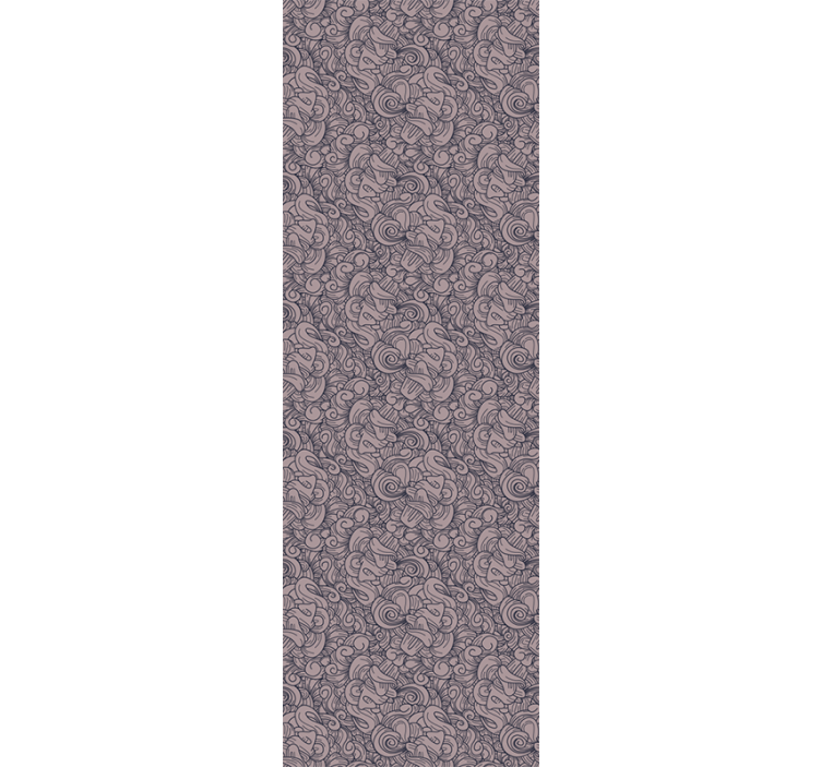 Absztrakt paisley minta nappali tapéta - TenStickers