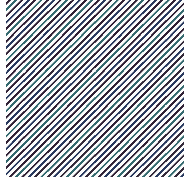 Kék átlós csíkos tapéta díszítő - TenStickers