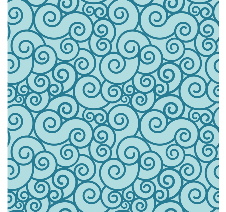 Swirly pattern accent tapéta díszítő - TenStickers