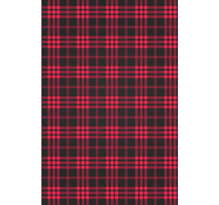 Karácsonyi tartan mintás tapéta - TenStickers