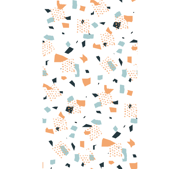 Pasztell alakok mintás párna tapéta - TenStickers