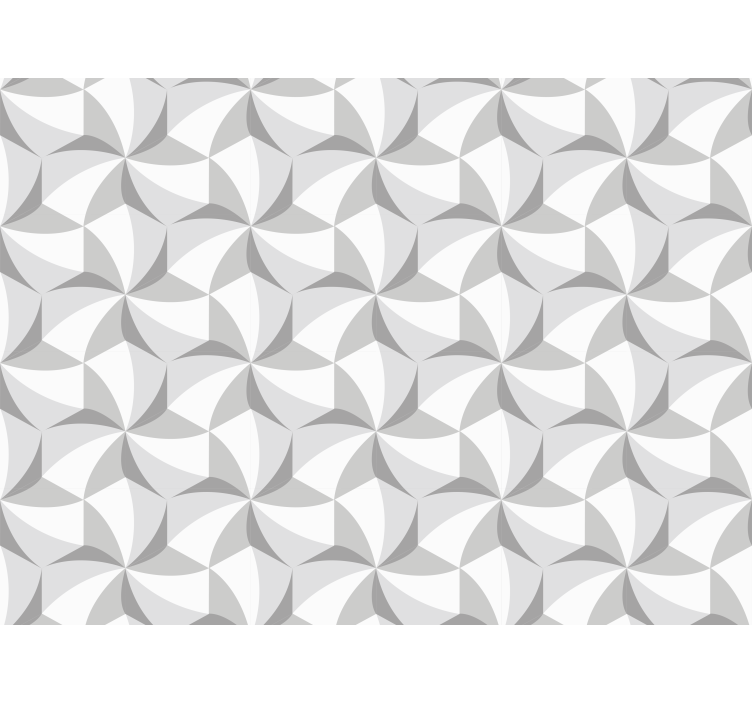 Absztrakt forgó minta párna tapéta - TenStickers