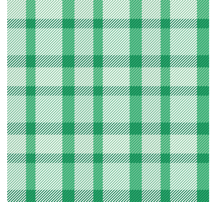 Zöld-fehér mintás négyzetek párna tapéta - TenStickers