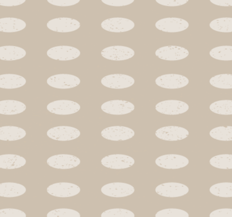 Geometrikus fehér kör mintás párna tapéta - TenStickers