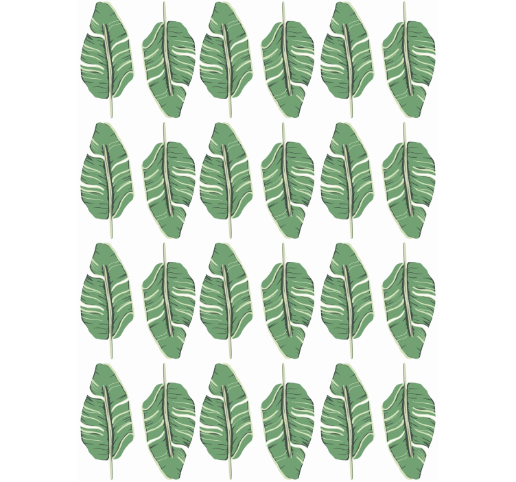 Fenséges levél mintázat tapéta természet - TenStickers