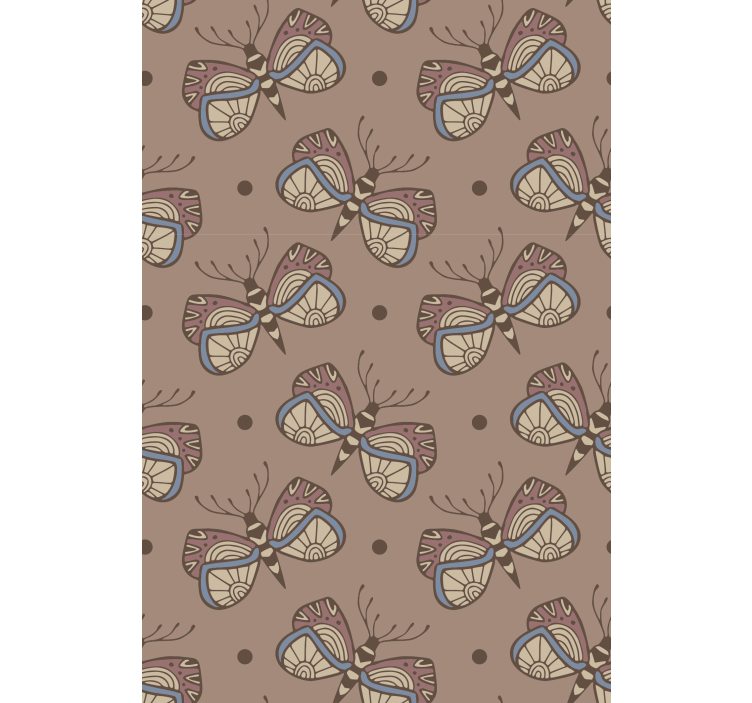 Inspiráló vintage pillangó győzelem tapéta - TenStickers