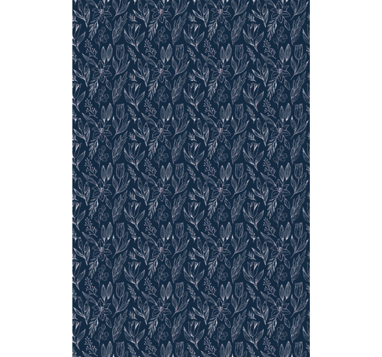 Liliomok mintás párna tapéta - TenStickers