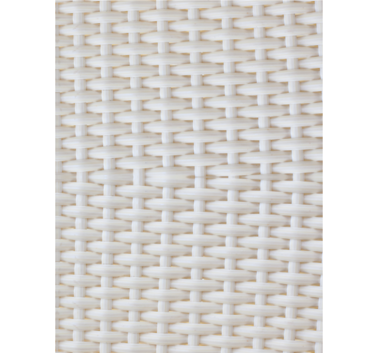 Fehér rattan hatású nappali tapéta - TenStickers