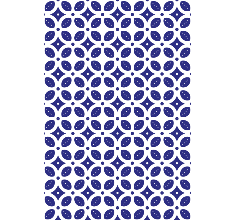 Geometrikus mintázatú nappali tapéta - TenStickers