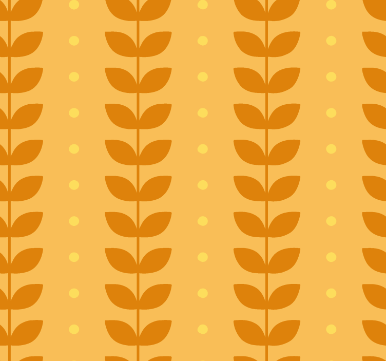 Levélmintás konyhai tapéta - TenStickers