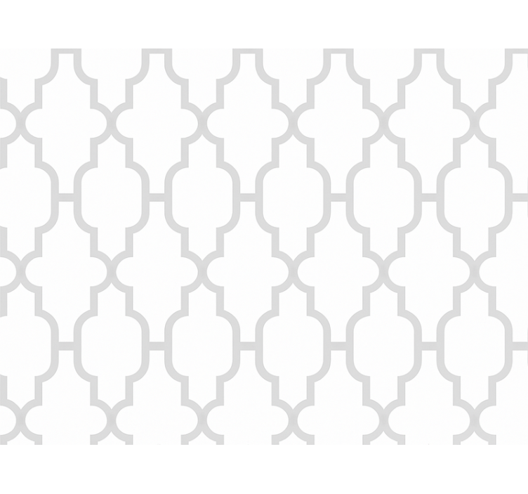 Szürke geometrikus nappali tapéta - TenStickers