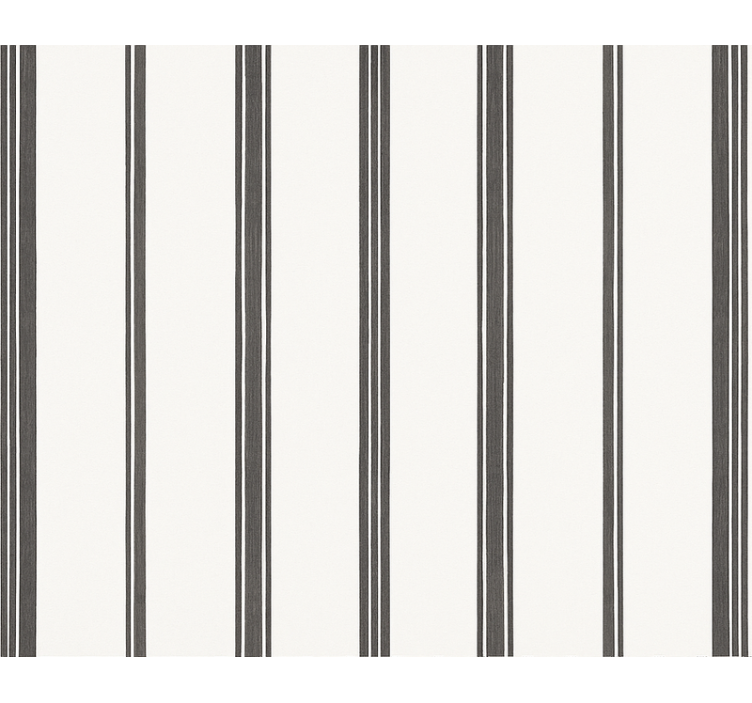 Fekete csíkos nappali tapéta - TenStickers