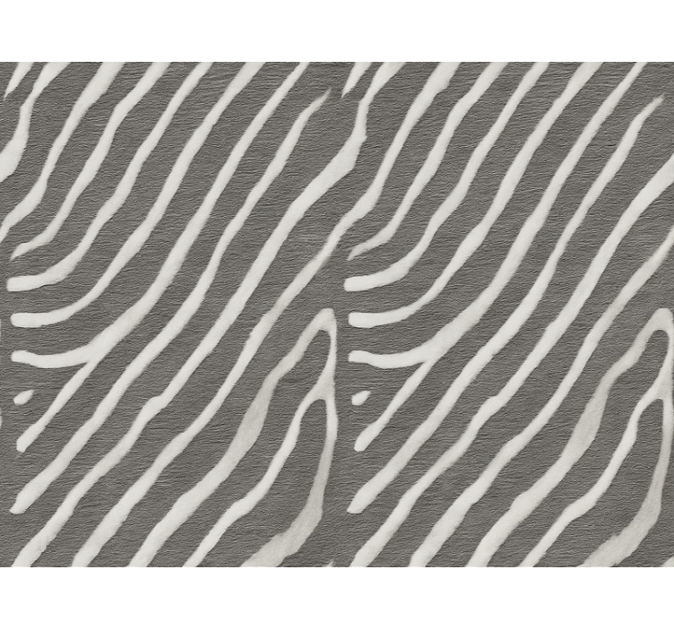 Zebra állatmintás nappali tapéta - TenStickers