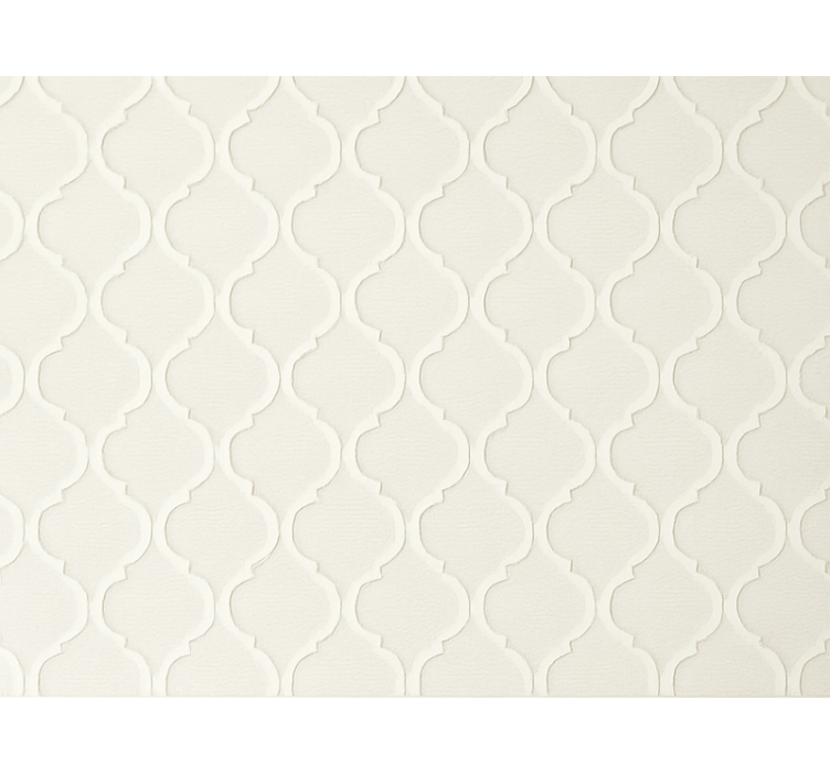Elegáns off-white minimalista dizájn nappali tapéta - TenStickers