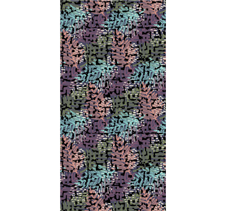 Színes eredeti virágos tapéta - TenStickers