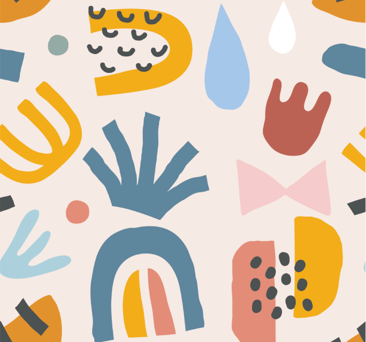 Nappali tapéta nyári csepp - TenStickers